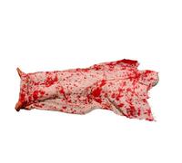 VICASKY Decorazione Halloween Esterni Scena Morto con Occhi LED e Attivazione Sonora Effetto Crimine con Insanguinato Resistente Intemperie per Haunted