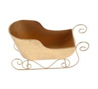 VICASKY Decorazione Natalizia Mini Sled Ferro di Slitta per Tavolo per Festeggiamenti e Atmosfera Natalizia