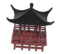 VICASKY Decorazione Tradizionale del Padiglione Cinese in Plastica Miniatura per Bonsai e Giardino, Ornamento retrò Stile Vintage per Arredamento Tavolo da Lavoro Interno Ed Esterno