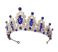 VICASKY decorazioni per da sposa addio al nubilato Testamento del matrimonio per un anniversario fascia per matrimoni rosa copricapo da sposa piccolo copricapo da sposa vintage Blu