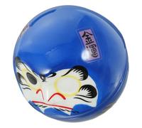 VICASKY Dharma Uova Zen Buddismo Daruma Daruma- Daruma oscilla Maneki Neko Gatto Fortunea Darum mascotte figure giapponesi Daruma tazza ricchezza figure ceramica blu