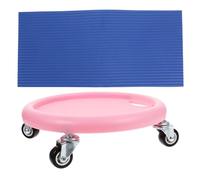 VICASKY Disco per Allenamento Addominale Rosa, Set Pad, Multifunzione | Pp e Metallo, Ampia Libertà di Movimento, Portatile per Esercizi Colore Casuale