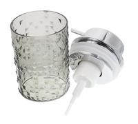 VICASKY Dispenser Di Sapone Schiumogeno in Vetro Trasparente Pompa Per Sapone Schiumogeno Per Mani Ricaricabile Per Bagno e Cucina