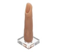 VICASKY Dito in Silicone Flessibile Per Esercitarsi Dito Finto Piegabile in Qualsiasi Posizione Artificiale Per Nail Art Pratica