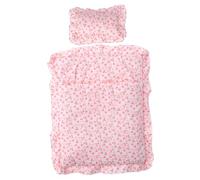 VICASKY Dolce E Accogliente Fragola Mini Casa Doll Set Biancheria Da Letto Cuscino E Coperta Per Bambole