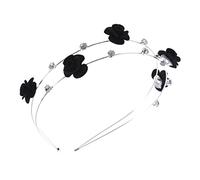 VICASKY Doppio strato senza testa con elegante cerchietto in metallo da donna, elegante accessorio per capelli per occasioni speciali e abbigliamento quotidiano, robusto