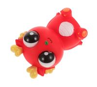 VICASKY Drago rigido Squishy-Ball, Occhio Artificiale Ansia Domestica Giocattoli Piccoli Asini Giocattoli Con Occhi Sbattuti Giocattoli Matschy Palline Pop-Palle Rosso Plastica