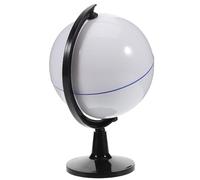 VICASKY Educazione vuota, modello fai da te, da colorare, ornamento a globo non dipinto, artigianato incompiuto per il fai da te, sfera di terra in plastica