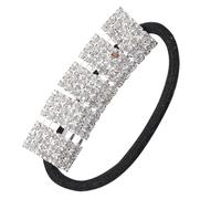 VICASKY Elastico Per Capelli in Nastro Antipiega Elastici Per Coda Di Cavallo Strass Fermagli Per Capelli Da Ragazza Senza Danni