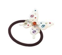 VICASKY Eleganti elastici per capelli a farfalla per ragazze Glitter Glitter Coda di Cavallo Accessori Strass Per Feste E Matrimoni