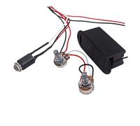 VICASKY Equalizzatore Bande Circuito Preamplificatore Cablaggio Di Controllo Del Tono Per Basso Bilanciamento Del Volume Set Di Pickup Jp Per Pickup Basso Attivo Nero