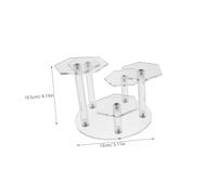 VICASKY espositore Figure alzate figura stand Braccialetto perspex esposizione acrilica vassoio dei profumi espositori rialzati alzata display scaffale espositivo Acrilico Trasparente
