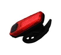 VICASKY Fanale Posteriore per Bicicletta Ricaricabile USB Luce di Sicurezza Portatile per Bici da Corsa e Mountain Bike Materiale Resistente e Compatibile con Seggiolini e Caschi Rosso