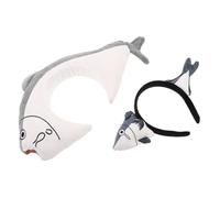 VICASKY Fascia Chioma Disegno Pesce e Squalo Divertente per Halloween e Feste Tematiche per Donne