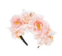 VICASKY Fascia con design vintage Peonien versatile accessorio per capelli per feste di tè e viaggi per foto e eleganti