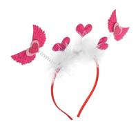 VICASKY fascia del cuore di accessori del cuore fasce per la testa Banda per Hairbands spa copricapo di per adulti fascia da donna tessuto Rosy