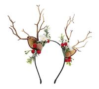 VICASKY Fascia Di Corno Fasce Di Halloween Per Le Donne Costume Romanzo Fasce Per Rami D'albero Signora Arredamento Ornamento Copricapo Femmina Simulare Decorazione Festival Carino Metallo