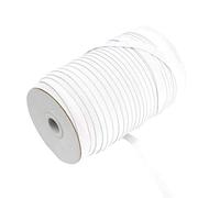 VICASKY Fascia elastica elastica in vita elastica corda elastica per cucire pantaloni con fascia elastica per cucire cavo a bobina elastico abbigliamento bianco