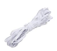 VICASKY Fascia elastica per abbigliamento da cucito, fascia elastica in gomma, per cucire, bobina elastica, per lavori a maglia, elastico per cucire, maglia bungee corda di ricambio uomo bianco