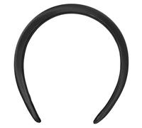 VICASKY fascia in raso nero pianura Accessorio per fascia per le donne ampia fascia imbottita Fascia per ragazze ampia fascia in raso fasce per per da donna tessuto