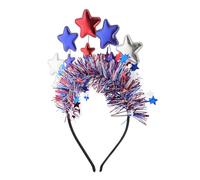 VICASKY fascia pentagramma fasce per il dell'indipendenza il quarto Fascia per festeggiare patriottico Decorazioni del 4 luglio Fasce del 4 luglio fascia a stella tessuto