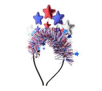 VICASKY Fascia Pentagramma Fascia Per Festeggiare Patriottico Il Quarto Fasce Per Il Dell'indipendenza Fascia Americana Oggetti Di Scena Per La Fascia 4 Luglio Accessori Tessuto
