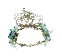 VICASKY Fascia per capelli da sposa, realizzata a mano, con fiori vivi, per matrimoni, addio al nubilato e servizi fotografici, comoda