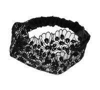 VICASKY Fascia Per Capelli in Pizzo Floreale Per Donna Fascia Elastica Antiscivolo Accessori Per Fasce in Pizzo Per Cura Routine Di Bellezza