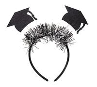 VICASKY fascia per cappello da dottore cappelli di laurea Mini cappuccio di laurea testa di laurea alunno Caps Fascia fissa per cappello da laurea Coperto di laurea Panno in feltro Argento