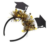 VICASKY fascia per cappello da dottore Mini cappuccio di laurea fascia per cappello da laurea - fascia di laurea per studenti fascia per berretto laureato Panno in feltro D'oro