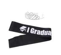 VICASKY Fascia Per Laurea e Per Anziani Fascia Stampata Mi Sono Laureato Liscio Per Cintura Decorazione Per Festa a o Regalo