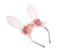VICASKY fascia per peluche rosa orecchie orecchio coniglio bunny lovable unique headband decorazioni per floreali oggetti di scena per accessori per fiore di filato