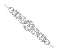 VICASKY Fascia Per Spose La Sposa Sarà La Fascia Nozze Accessori Per Per Le Donne Da Sposa Nuziale Gruppo Musicale Vite Dei Della Sposa Argento Tessuto