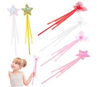 VICASKY Fata accessori per feste - 6 bacchette magiche puntelli per la festa di compleanno di ragazze cosplay fate giocattoli