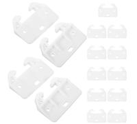 VICASKY Fermacassetti Plastico a Forma di Granchio 15 Pezzi Bianco | Cassetti e Mobili, Accessorio Guida, Struttura Rigida, Aiuta a Restare in Sede, Paraurti