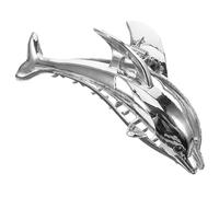 VICASKY Fermagli per Chioma a Forma di Delfino in Metallo Lucido Piccole Mollette ad Artiglio per Donne e Ragazze Chioma Sottili Unici e Divertenti per Utilizzo Quotidiano