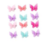 VICASKY Fermagli per Chioma Fiocco e Perle 12 Pezzi Set Decorazione per la Testa Bambina Accessori Chioma Festa e Uso Quotidiano