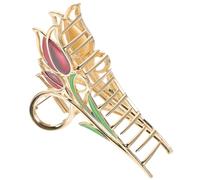 VICASKY Fermaglio per capelli a forma di tulipano, da donna, resistente, elegante, per matrimoni, ufficio, tempo libero, per capelli spessi o spessi, accessorio elegante per abbigliamento