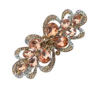 VICASKY Fermaglio Per Con Fiori Di Strass Elegante Topper Per Chignon Accessori Per Da Donna Fermagli Per Carini Accessori Per Da Sposa Per Neonati