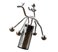 VICASKY Ferro Ornamento Equilibrio Tumbler Altalena Giocattolo Principio Giocattolo Metallo Desktop Decorazione Unica Famiglia