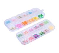 VICASKY Fette Decorative Adesive per Unghie Nail Art Motivi Vari e Colori Vivaci per Applicare e Decorare Unghie Naturali o Artificiali Cellulare e Progetti Fai da Te Stile Casuale