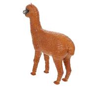 VICASKY Figura realistica di alpaca Mini modello di animali per giovani ragazze giocattolo educativo per il riconoscimento degli animali, decorazione per la cameretta dei bambini e la casa leggera e
