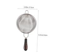 VICASKY Filtro per Tè Sfuso in Acciaio con Rete Fine Infusore Portatile Ergonomico e Ristorante e per Tutti i Tipi di Tè e Tisane