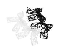 VICASKY Fiocchi in Pizzo Per Confezione Da 4 Fiocco Temperamento Forcina Per Accessori Eleganti Cravatta A Farfalla