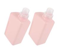 VICASKY Flaconi Dispenser per Liquidi Ricaricabili da 1000 Ml Contenitori Quadrati in Plastica per Bucato e Ammorbidente Set da 2 Bottiglie Dosatore Anti-Perdite per Uso Domestico e