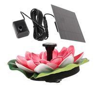 VICASKY Fontana Solare Galleggiante a Forma di Fiore d'Acqua per Giardino Pompa Resistente e Risparmio Energetico Decorazione Acquatica Esterna Senza Batteria per Laghetti e Piscine