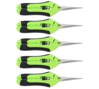 VICASKY Forbici da Potatura da Giardino 5 Pezzi Manico in Plastica, Cesoie per Potare Rami e Siepi, Attrezzo Compatto in Acciaio Inox per Giardinaggio e Cura del Prato