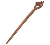 VICASKY Forcina in legno di sandalo orientale per bobby treccia lunga bacchetta in legno stile cinese tradizionale cinese bacchetta per capelli in legno