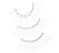 VICASKY Forcine per Chioma da Sposa a Forma di U Strass e Perle Fermagli Floreali Cristalli Set da 30 Pezzi per Matrimonio Ballo di Fine Anno e Feste Eleganti