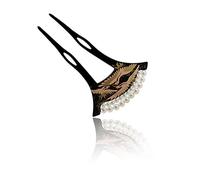 VICASKY Forcine Vintage in Forcina Forma Di Fiore Per Donne Bacchette Per Capelli Da Ragazza Fermagli Per Capelli Unici Naturali